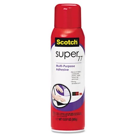 Scotch Scotch 77 Super 77 Multipurpose Spray Adhesive- 13.57 oz- Aerosol 21200212109